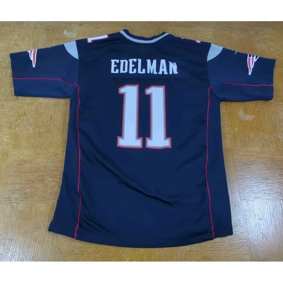 Julian Edelman jersey Nike On Field‎ New England Patriots Youth Boys Sz L #11 - Picture 5 of 6